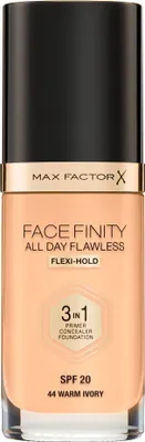 Immagine prodotto di Facefinity 3-in-1 Trucco a lunga durata (All Day Flawless) 30 ml - Tonalità: 44 Avorio Caldo