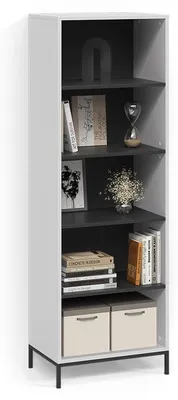 Immagine prodotto di Libreria Livinity Aterno Bianco con 5 scomparti, Model 58873