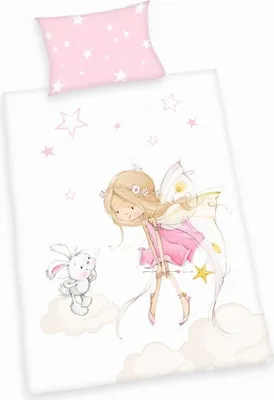 Obrázok produktu pre HERDING Posteľná bielizeň Little Fairy Bavlna, 100/135, 40/60 cm