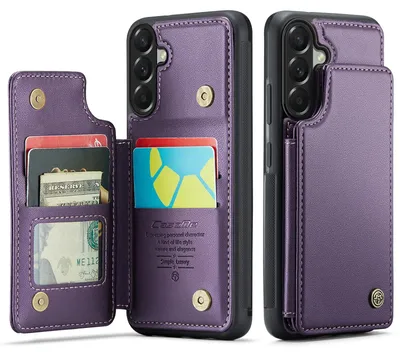 Produktbild von Samsung Galaxy A57 Hülle - CaseMe C22 Back Cover mit Kartenfach - Violett