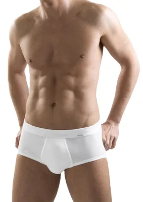 Image de Slip AMMANN en maille fine, avec ouverture, culotte - Taille 7, blanc