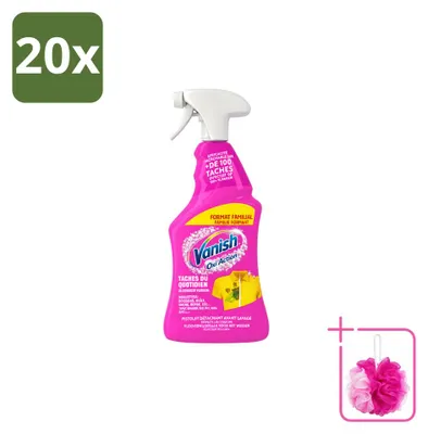 Produktbild von 20 x Vanish Oxi Action 4-in-1 Fleckentferner Spray 940 ml - Sparpackung - 20 Stücke