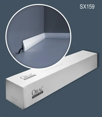 Produktbild von Orac Decor SX159-box AXXENT Sockelleisten 1 Karton SET mit 36 Wandleisten | 72 m