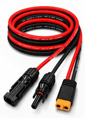 Productafbeelding van 4mm² XT60-Adapterkabel voor zonnepanelen, 8 meter