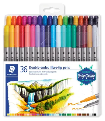 Zdjęcie produktu dla 1 szt. STAEDTLER 3200 TB36 pisak z końcówką D, 36 szt.