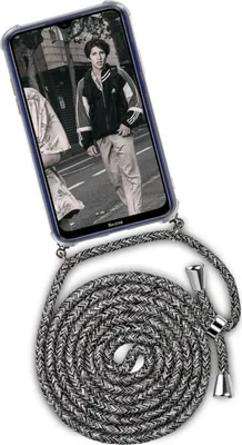 Produktbild von TWIST-Case + TWIST-Cord für Xiaomi Redmi Note 8T, Farbe:White Noise (Silber)