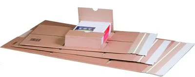 Produktbild von 20 x Versandverpackungen Buchverpackungen Selbstklebeverschluss 305x230x100mm A4