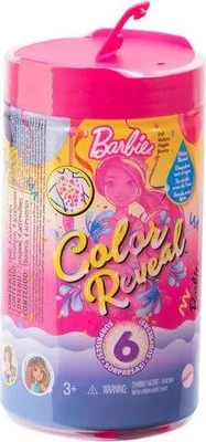 Produktbild von Mattel Puppe Barbie Color Reveal Doll With 6 Surprises 3+ Yearbeschädigt