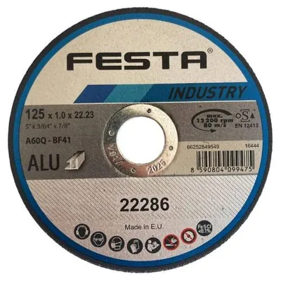 Produktbild von Trennscheibe Aluminium 125x1x22.2 FESTA