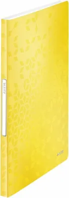 Image de LEITZ WOW Livret de présentation DIN A4, 40 pochettes jaune métallique