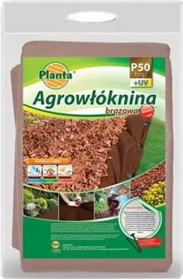 Zdjęcie produktu dla Agrowłóknina brązowa 1,6x5m 50g – ściółkowanie i ochrona gleby