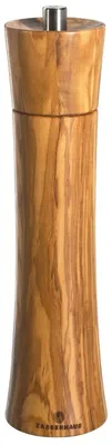 Pfeffermühle Olivenholz 24 cm, Keramikmahlwerk, 6 Mahlgrade