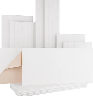 Produktbild von AKUSTIKO Akustikpaneele Selbstklebend 120x60cm - 1 Stück Weiß Akustik Wandpaneele Schallschutz & Raumakustik Panels Filz 9mm Hexim Decken- & Wandverkleidung Raumakzent Struktur (0.36m²)