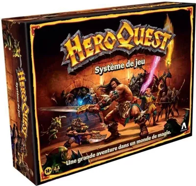 Image de HeroQuest Système de Jeu, Jeu d'Aventure Fantastique, Jeu de Société, 2-5 Joueurs, 14+ Ans