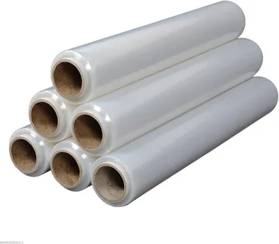 Produktbild von 12 x Stretchfolie 23 µm 500 mm Wickelfolie Verpackungsfolie Transparent, Palettenfolie