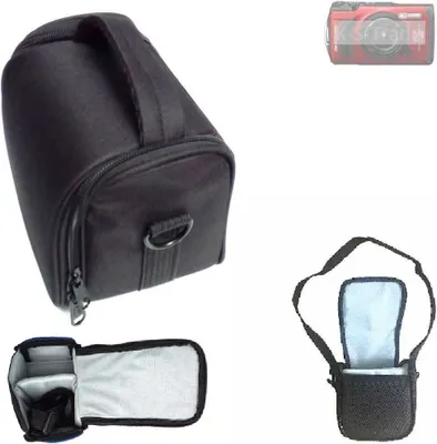 Produktbild von K-S-Trade Kameratasche kompatibel mit Olympus OM System Tough TG-7 Schultertasche Tragetasche Schutzhülle Fototasche bag Zubehörtasche Regenschutz