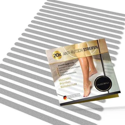 Immagine prodotto di Strisce antischiuma per vasca da bagno e doccia - 100% trasparenti e autoadesive - Strisce antischiuma - Tappetini da doccia
