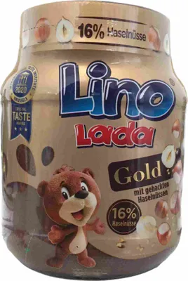 Produktbild von Podravka Lino Lada Gold, Milch- und Haselnuss Creme, 350g Glas