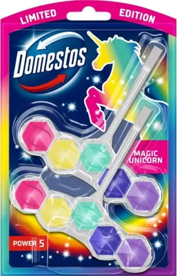 Produktbild von Domestos Power 5 Zawieszka do WC Unicorn, 2 x 55 g