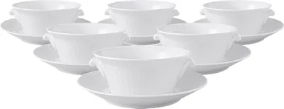 Produktbild von Villeroy & Boch Cellini Suppentasse mit Untertasse 400 ml 6er Set