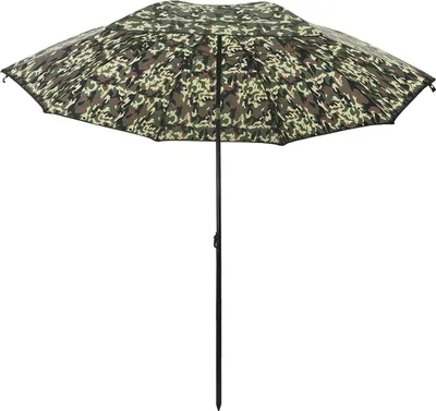 Produktbild von "Winter Sale" Angel-Regenschirm Tarnung 300 x 240cm Oxford-Polyester - clorisNeu730129 - Sonnenschirme