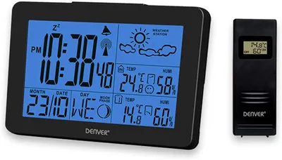 Produktbild von Denver Electronics Multifunktions-Wetterstation 117160000050 Schwarz