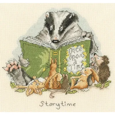 Zdjęcie produktu dla Bothy Threads zestaw do haftu krzyżykowego "Storytime", XAJ28, 19x18cm