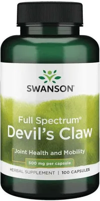 Produktbild von Teufelskralle 500 mg 100 Kapseln Swanson Health Products