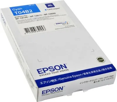 Produktbild von Epson C13T04B24N, High (L) Yield, Cyan, 1 Stück(e), Einzelpackung
