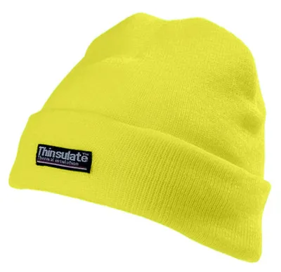 Immagine prodotto di Cappello / berretto termico invernale unisex Yoko con fodera Thinsulate BC1230 (taglia unica) (giallo neon)
