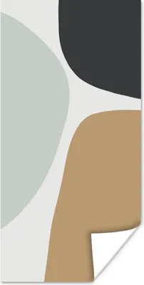 Produktbild von MuchoWow® Poster Pastell - Minimalismus - Gestaltung 60x120 cm - Wandschmuck