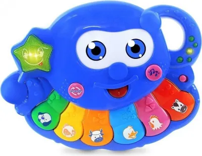 Produktbild von ToyToyToy Musikpiano Octopus 28 cm
