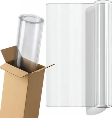 Produktbild von Transparente Schreibtischmatte – Weiches Glas – 80 x 40 cm – Tischunterlage – Wasserfest – Pflegeleicht – Kratzfest – Auch als Mauspad