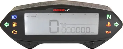 Produktbild von Koso Tachometer Digital Cockpit DB01RN Drehzahlmesser mit Zulassung, weißes Display universal für Motorrad Quad Roller
