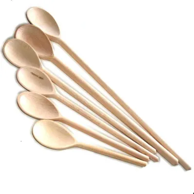 Produktbild von Schwedisches Holzlöffel-Set, 6-teilig | Set mit Küchenlöffeln aus Holz | Ökologische Löffel | Küchenutensilien aus Holz | Öko-Zubehör
