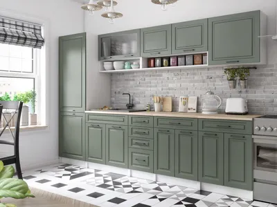 Obrázek produktu pro Kuchyňská linka BIRGID 300cm - Olive