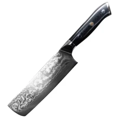 Obrázok produktu pre Damaškový kuchynský nôž - Small Cleaver/Čierna KP32713