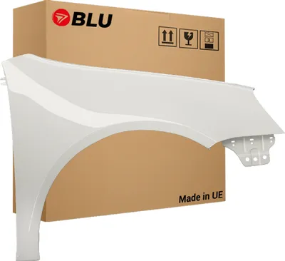 Immagine prodotto di BLU Parafango compatibile con VW Volkswagen Golf V 5 Hatchback LB9A Destra Weiss CandyWeiss | 2003-2009 | Anteriore | Verniciato | Pronto per il montaggio | Acciaio