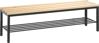 Produktbild von C+P Umkleidebank 8051010S10001 Schuhrost 420x1500x353mm sgr