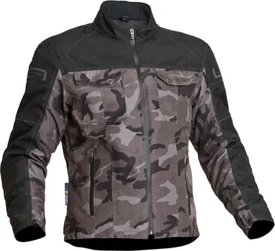 Produktbild von Lindstrands Lugnet Camo wasserdichte Motorrad Textiljacke, camouflage, 62