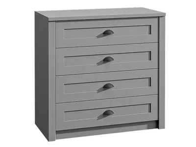 Image de AX LIVING Commode avec tiroirs Palmano K4 - largeur 88 cm, Gris