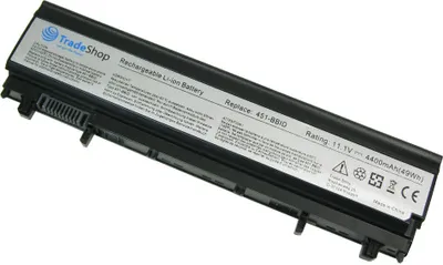 Produktbild von Trade-Shop Premium Li-Ion Akku, 10,8V/11,1V / 4400mAh / 49Wh für Dell Latitude 14 E5440, Latitude 15 E5540 ersetzt Dell 0K8HC 0M7T5F 0WGCW6 1N9C0 312-1351 3K7J7 451-BBID 451-BBIE 451-BBIF 7W6K0 970V9