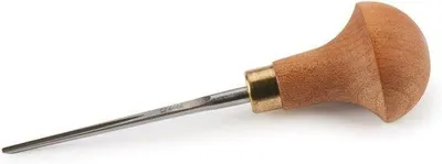 Produktbild von V-Beitel Präzisionsbeitel - 1mm Breite, Holzgriff