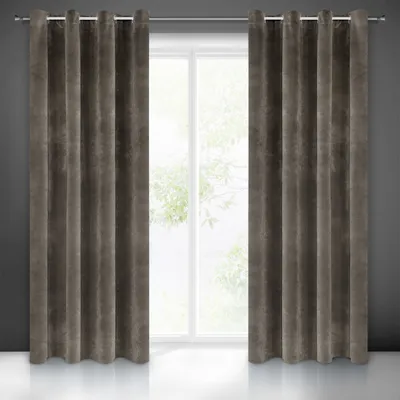 Produktbild von Vorhang RIA dunkelgrau 140x250 cm  Ösen 10