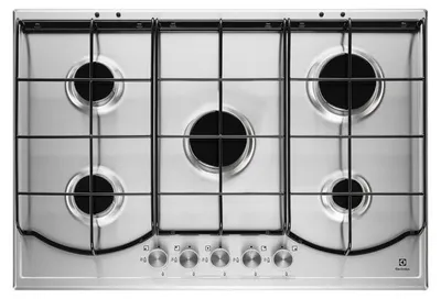Immagine prodotto di Electrolux PQ750X piano cottura Acciaio inox Da incasso Gas 5 Fornelli
