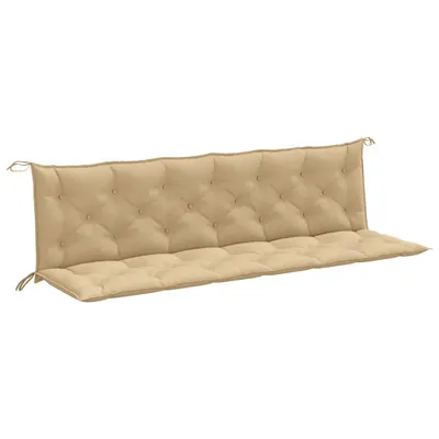 Immagine prodotto di vidaXL Cuscini per panca da giardino 2 pz. Tessuto Melange Beige 200x50x7 cm