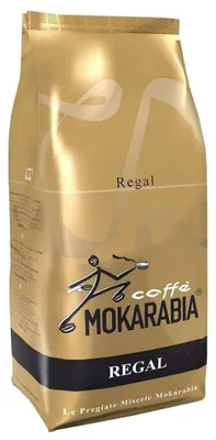 Image de Mokarabia Regal 1 kg Grains de Café – Notes de Noisette, Crémeux & Équilibré | 80 % Arabica