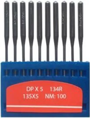 Obrázek produktu pro Jehla do domácích i průmyslových šicích strojů tqx1  dpx5 134r 135x5 100
