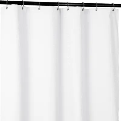 Produktbild von Duschvorhang WAFFEL Anti-Schimmel Waffel Hochwertig Badezimmervorhang Wasserperlend 120x200cm  Robust