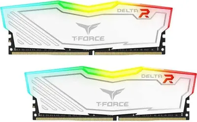 Two RAM modules with RGB lighting.